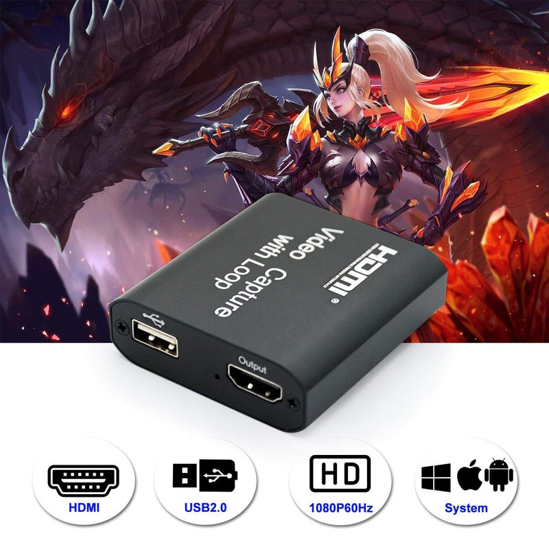 ORIVISION Video Capture Card 4K HDMI Device with Loop Out, Full HD 1080P Game Capture Video Recorder for Live Streaming, Broadcasting or Video Conference,S3/PS4/Xbox One/DSLR/Camcorders - Image 4